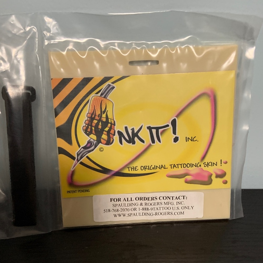 Ink It! Tattooing Practice Template with Strap